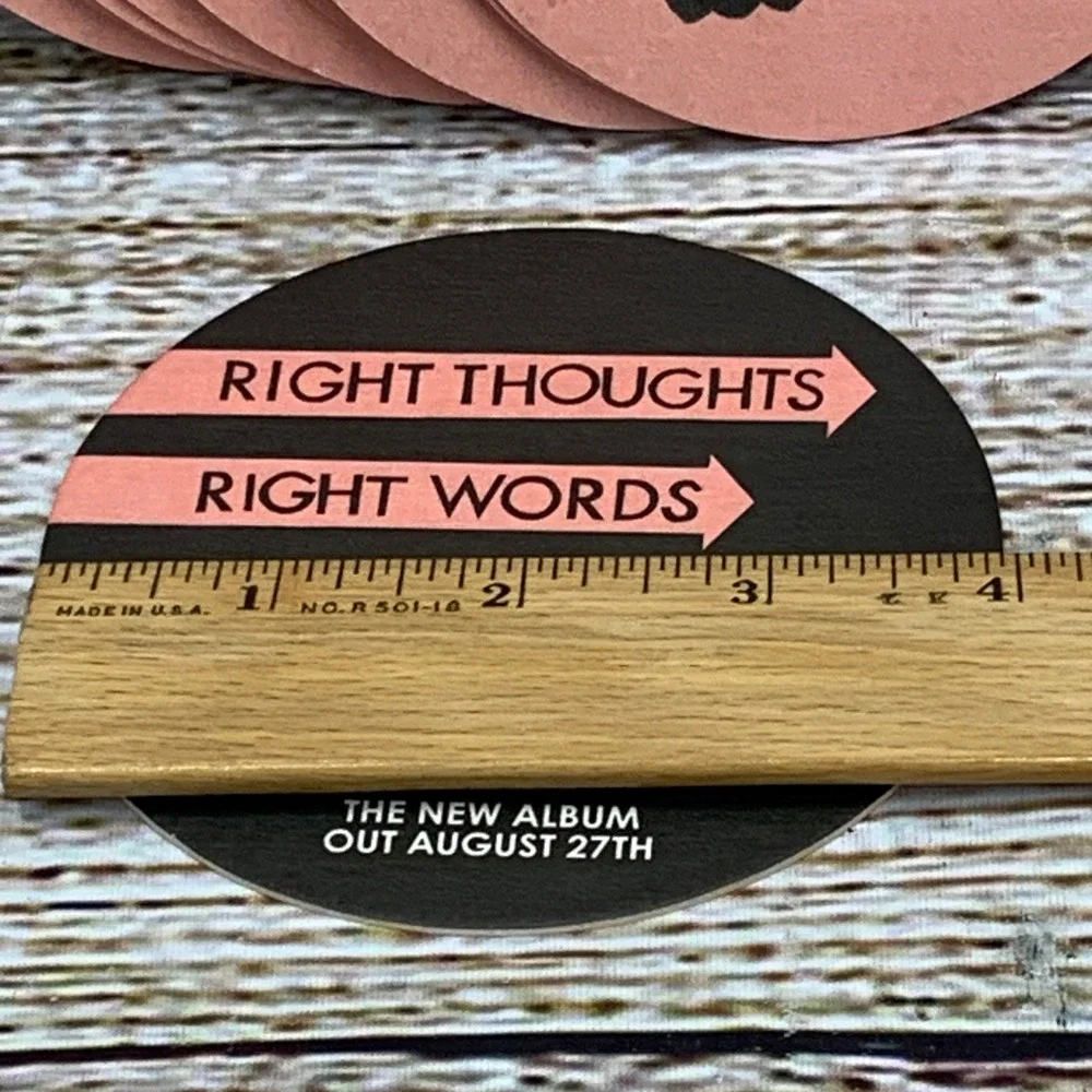 Franz Ferdinand‎ Band Coasters Album Promo Right Thoughts Words Actions 16-Piece